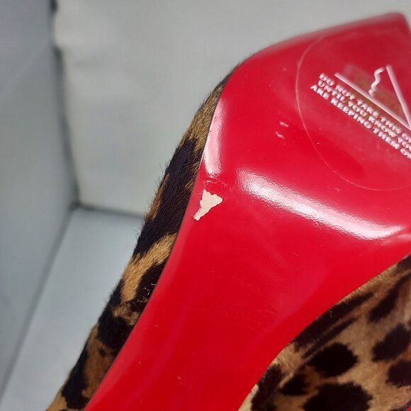 Christian Louboutin Astrilarge Leopard Hair Heel Boot - Picture 7 of 11